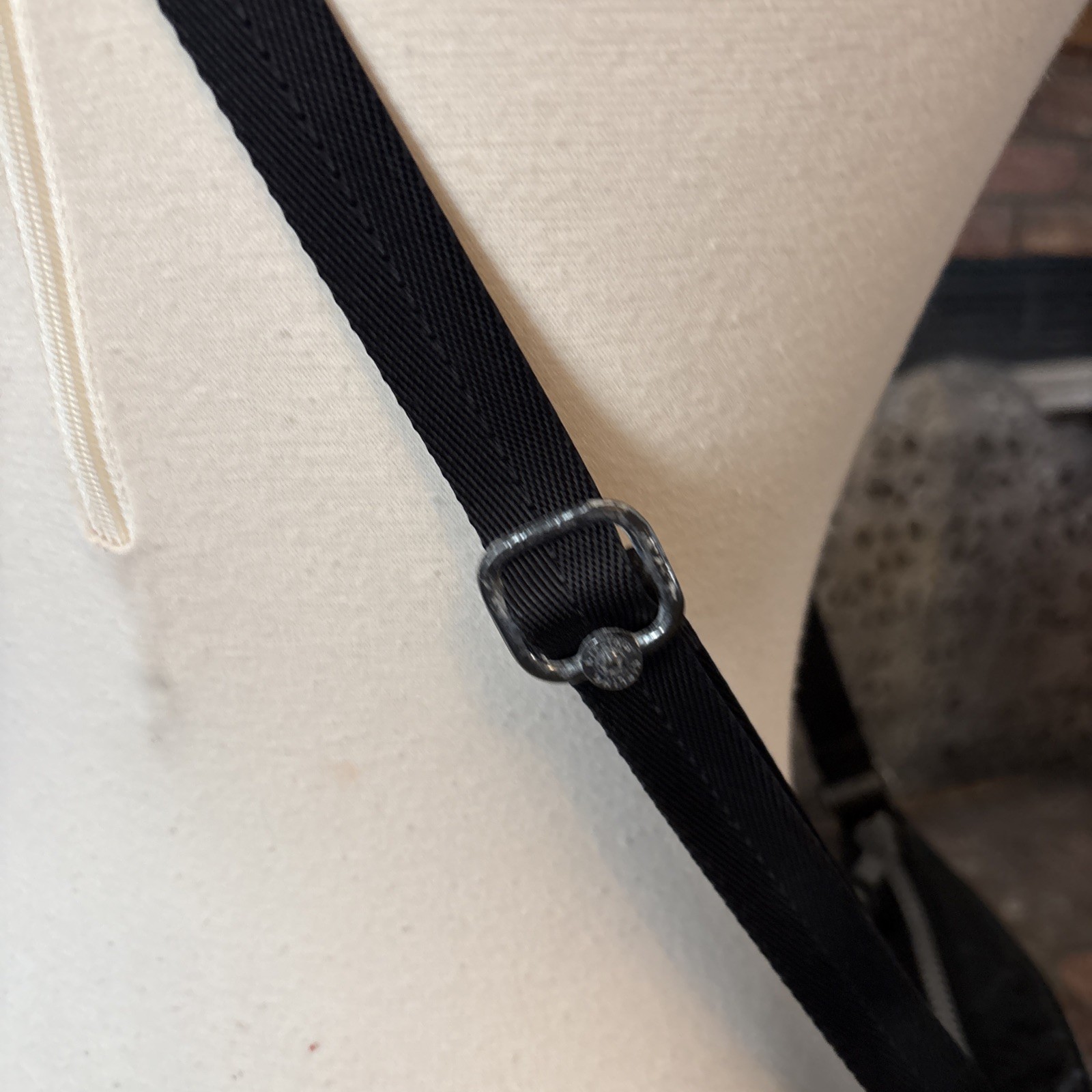 Kipling Alvar Crossbody Shoulder Bag Messenger Black  Metallic Nylon 8” X 7” image 9