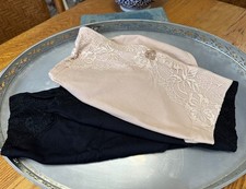 Rhonda Shear Set of 3 Briefs Sz M Basics Lace Overlay Seamless Ahh Panties New
