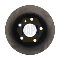 2X Napa Bremsscheibe Voll Ø258Mm FüR Mercedes-Benz A-Klasse W169 W168 B-Klasse