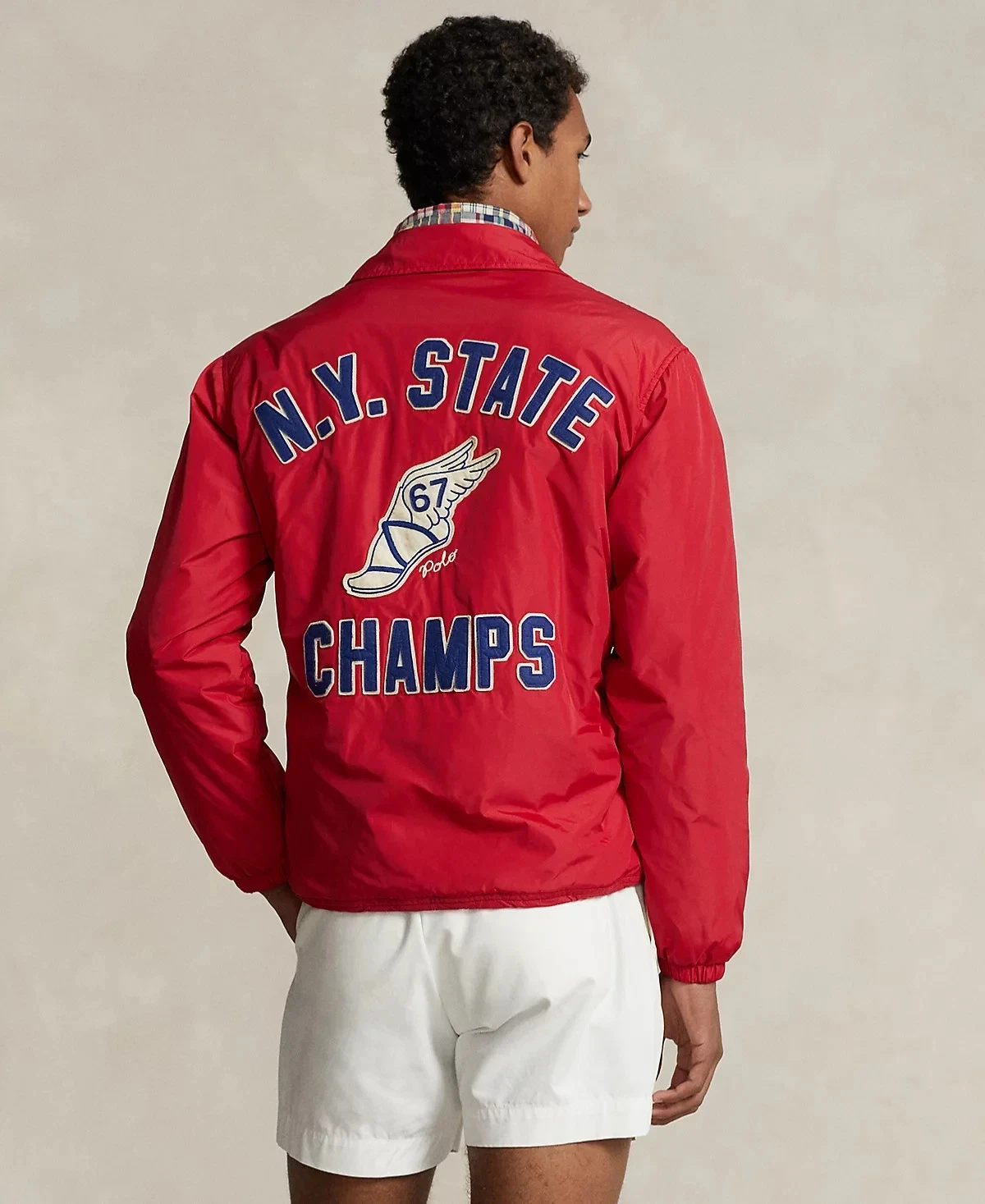 NEW Polo Ralph Lauren NY State Champs P Wing 67 Track Coaches Windbreaker