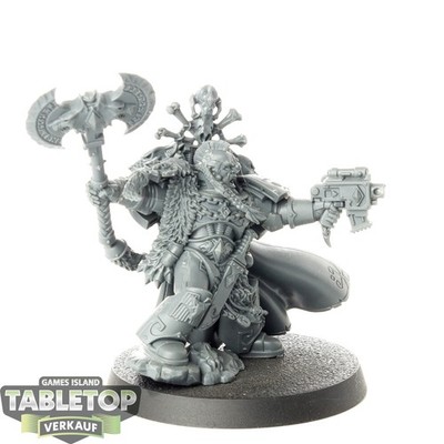 Space Wolves - Wolf Lord Krom - unbemalt