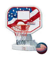 Swim Central 45" Red Blue USA Poolside Competition Swimming Pool Basketball Game