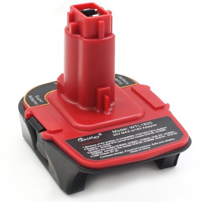 Battery Adapter for Dewalt DCA1820 18V-20V Converter with USB Port Function C...