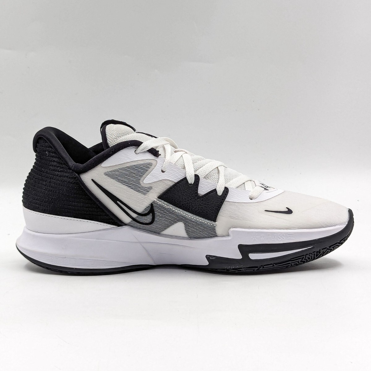 Nike Men Kyrie Low 5 White Black Mesh Athletic basketball 
