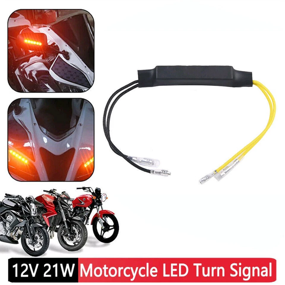 2x Motorcycle Parts Turn Light Blinker Led Load Resistor Decoder Kit Accessories - Image 2 of 4