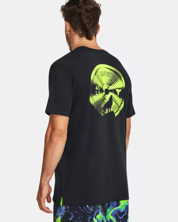 Under Armour Men s Project Rock Night Crew Short Sleeve T Shirt All Sizes 2023