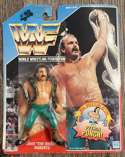 WWF/WWE 1990 Hasbro Jake �The Snake� Roberts Actio...