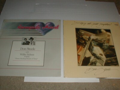 Don Steele PULL TOGETHER Private 2 LP LOT SEATTLE Country Willie Nelson Wynette