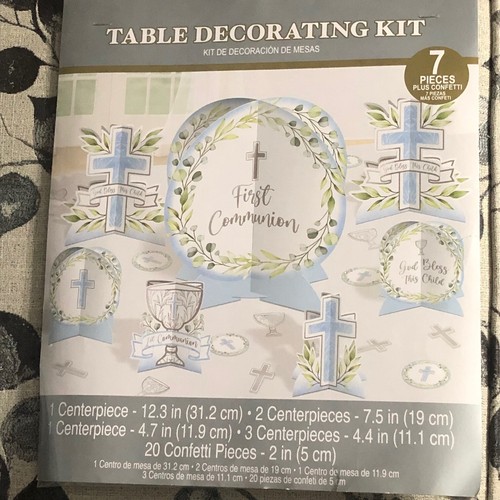First Communion Party Decorations & Invites Bundle - NEW - Picture 6 of 7