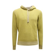 7515AV MEN'S SWEATER BECOME MAN WOOL SWEATER GREEN