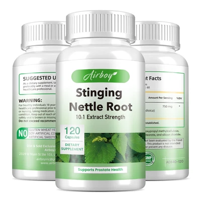 AIRBOY Brennnesselwurzel 7500mg - Gesundheit von Prostata, Haut Harnwegen