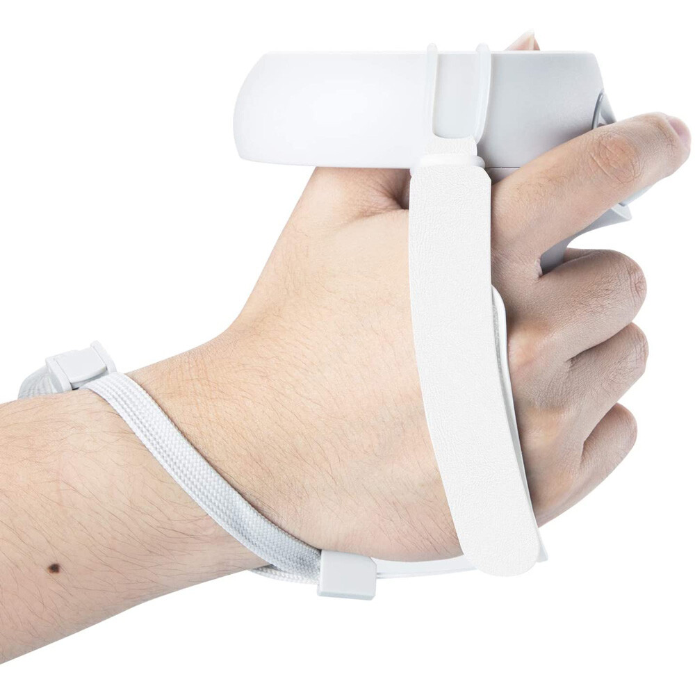 1 Pair Adjustable Hand Grip Strips Accessories for Oculus Quest 2 VR Headset-image