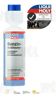 PETROL STABILISER Fuel 2 Stroke 4 Stroke Petrol Engines 250ml Liqui Moly 21646 - Image 1 of 4