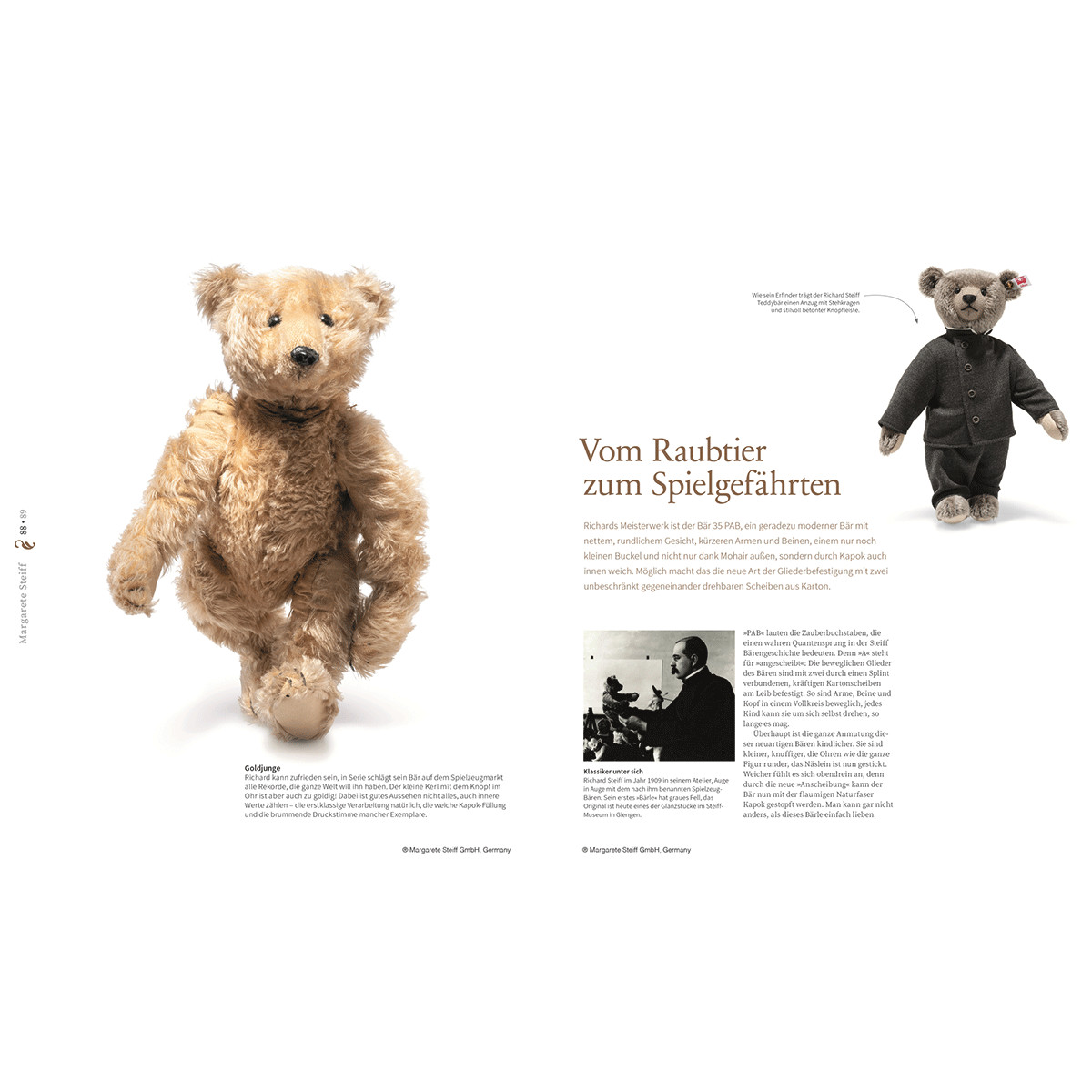 Thumbnail - Das Steiff Teddybären Buch. 120 Jahre Steiff Teddybären. Elisabeth