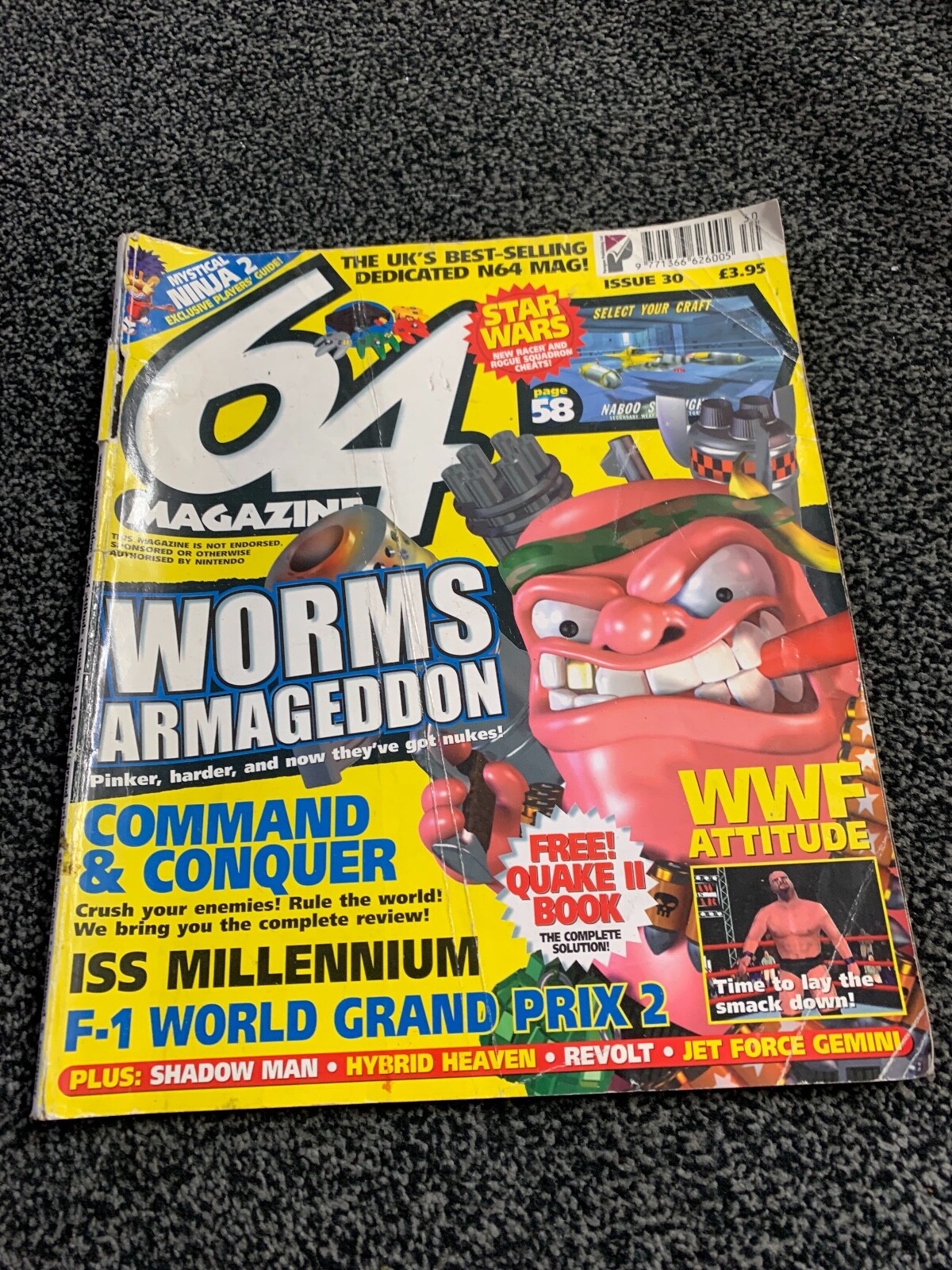 64 Magazine issue 30 Command  & Conquer /  Shadow Man / Revolt /  Nintendo 64