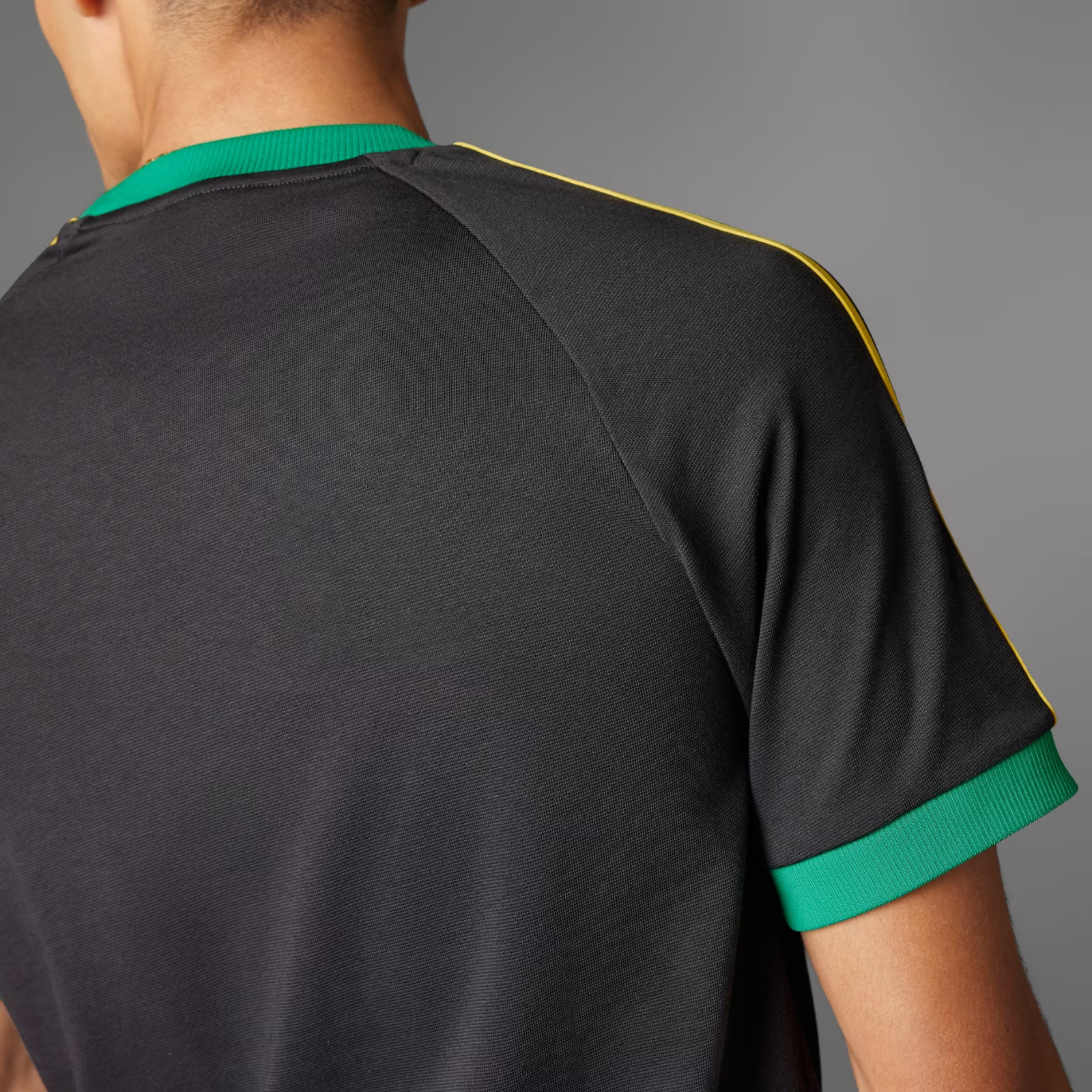 adidas Originals Men's Adicolor OG Jamaica Trefoil 3-Stripes Trefoil Tee IT7807 image 9