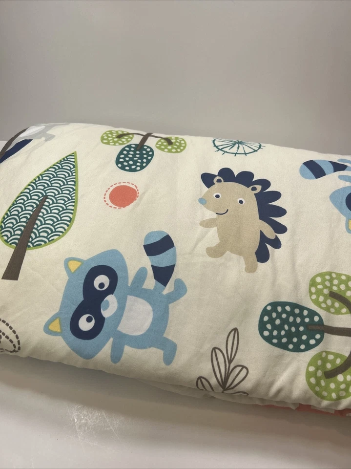 Bananafish Studio Bosque Animales Bebé Manta Cuna Edredón Zorro Mapache 34” X 44” Foto 3 de 4