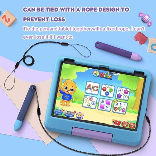 Anti-Rolling Silicone Kid Stylus Pens Kids Capacitive Pen Pens` Stylus Y2A7 - Afbeelding 11 van 23