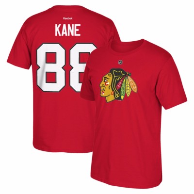 Patrick Kane Reebok Chicago Blackhawks Premier Jersey Red T-Shirt Men's