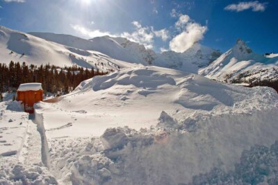 Kanadische Rocky Mountains Eisfelder Parkway Alberta Kanada Foto Bild