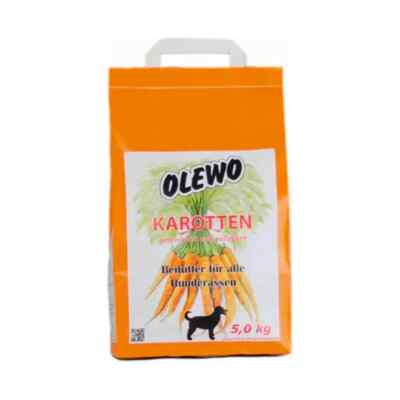 Olewo Karotten - Pellets für Hunde Zusatzfutter Beifutter BARF 1kg