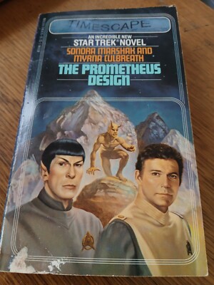 STAR TREK THE PROMETHEUS DESIGN Vintage 1982 1st Pocket Timescape PB Book