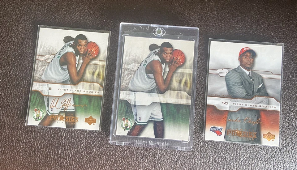 1 de 1 Tarjeta de Novato Al Jefferson/Emeka Oakafor Error! 🔥 Foto 3 de 4