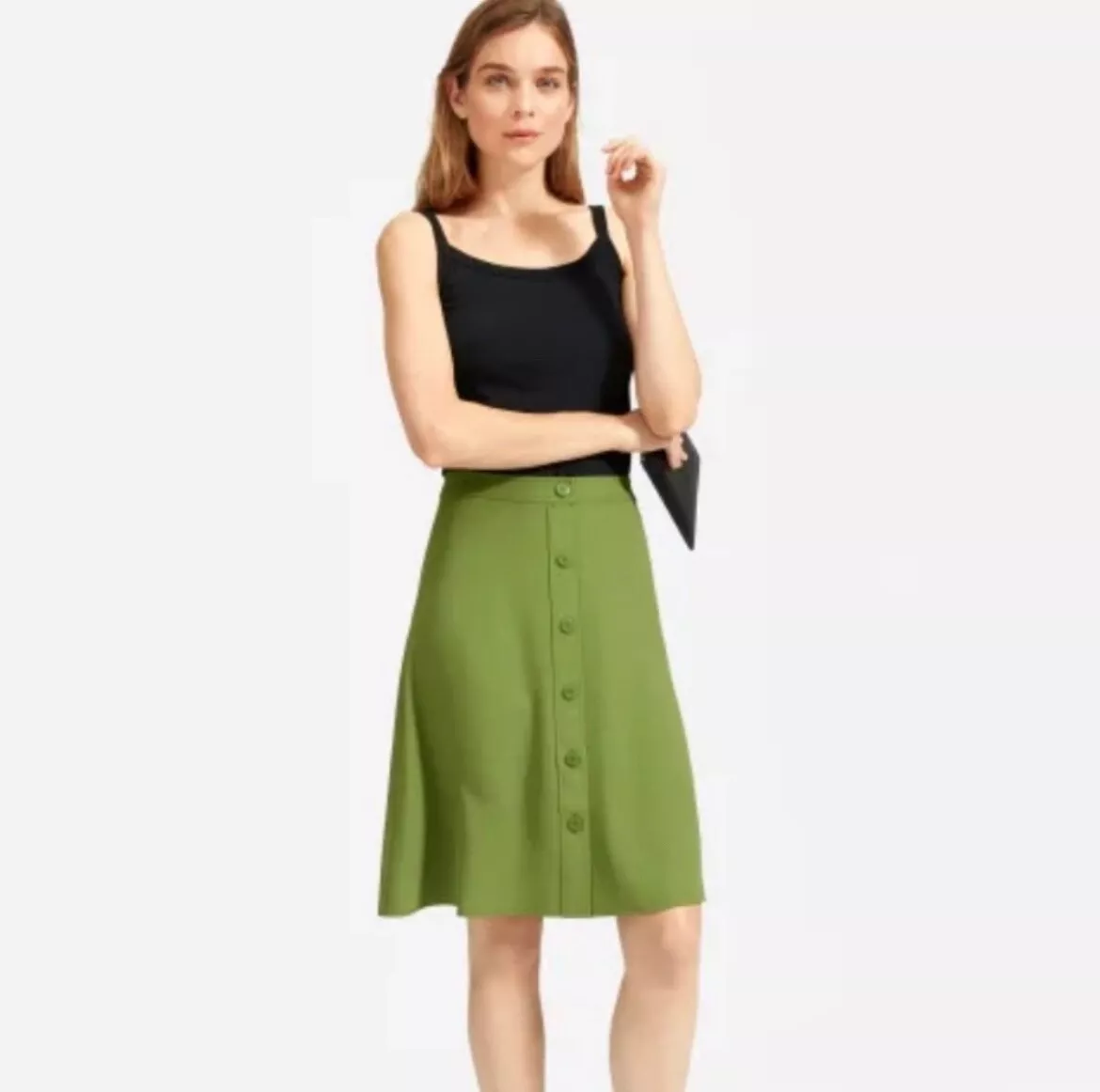 Everlane clearance swing skirt