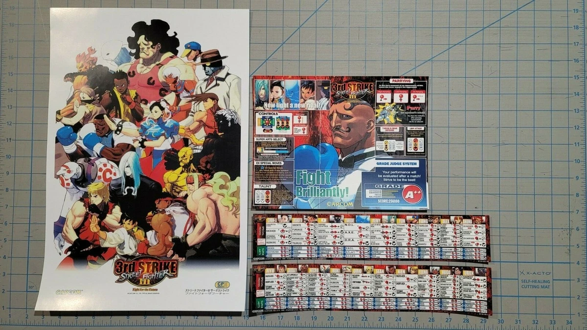 Street Fighter 3rd Strike In Collectible Arcade Gaming Replacement
