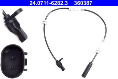 ATE Sensor Radrehzahl Vorn BMW 24.0711-6282.3