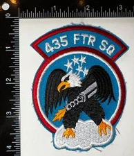 USAF 435th Fighter Squadron Black Eagles Patch
