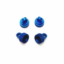 ST3767B STRC Aluminum Shock Cap (Blue) (4)  Traxxas Bandit Traxxas E-Maxx Traxxa