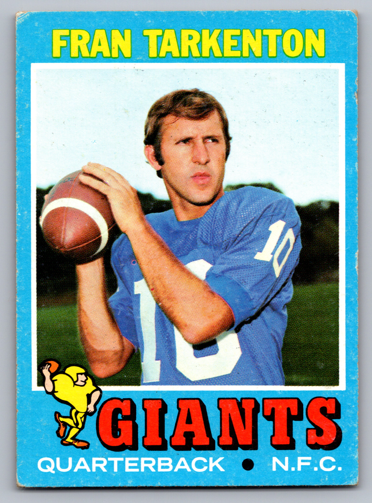 1971 TOPPS #120 FRAN TARKENTON GIANTS