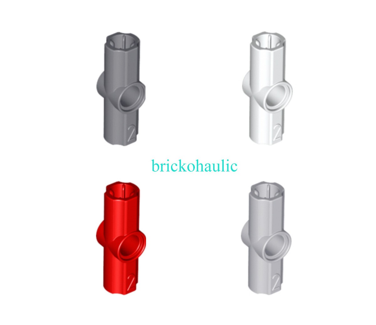Lego Technic Axle and Pin Connector Angled #2 - 180 degrees Parts