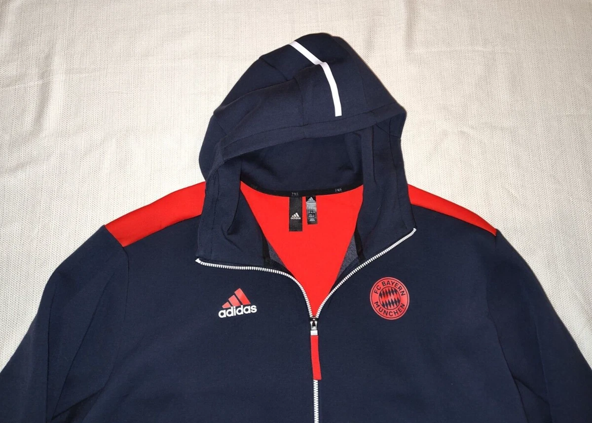 NEW WOT Adidas Mens FC Bayern Munich ZNE Anthem Hoodie Jacket GT7084 Soccer 2XL