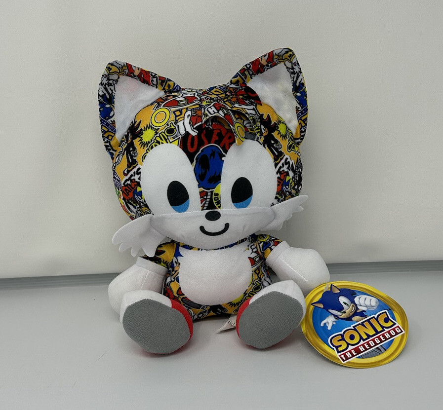 Tails Plush Sonic Sega 60th Anniversary Sticker Bomb Toy Factory 9