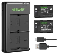 NEEWER Replacement Battery LP-E6NH Rechargeable Battery Charger Compatible with
