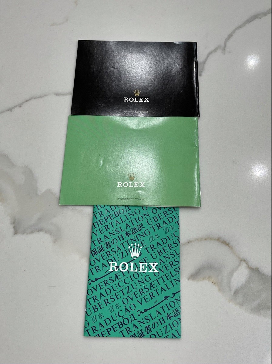 Authentic Vintage Rolex Datejust President Your Oyster 90s Booklet