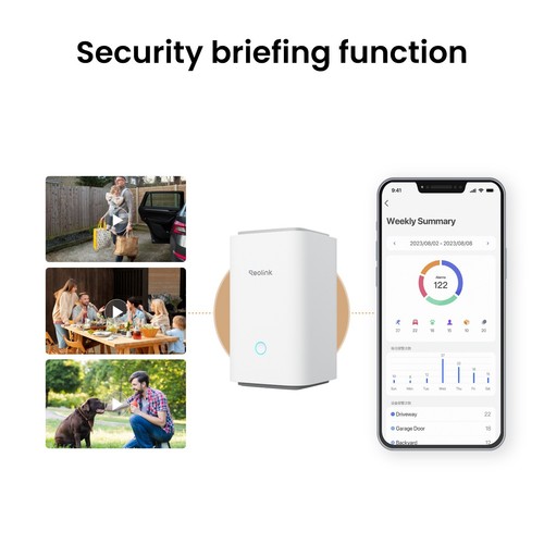Reolink Security Home Hub Prend en Charge Jusqu'à 8 Caméras de Sécurité 16MP - Afbeelding 15 van 17