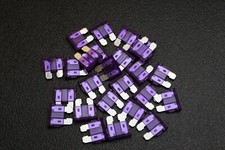 100 PACK ATC 3 AMP FUSES ATO FUSE BLADE STYLE CAR BOAT AUTOMOTIVE AUTO ATC3