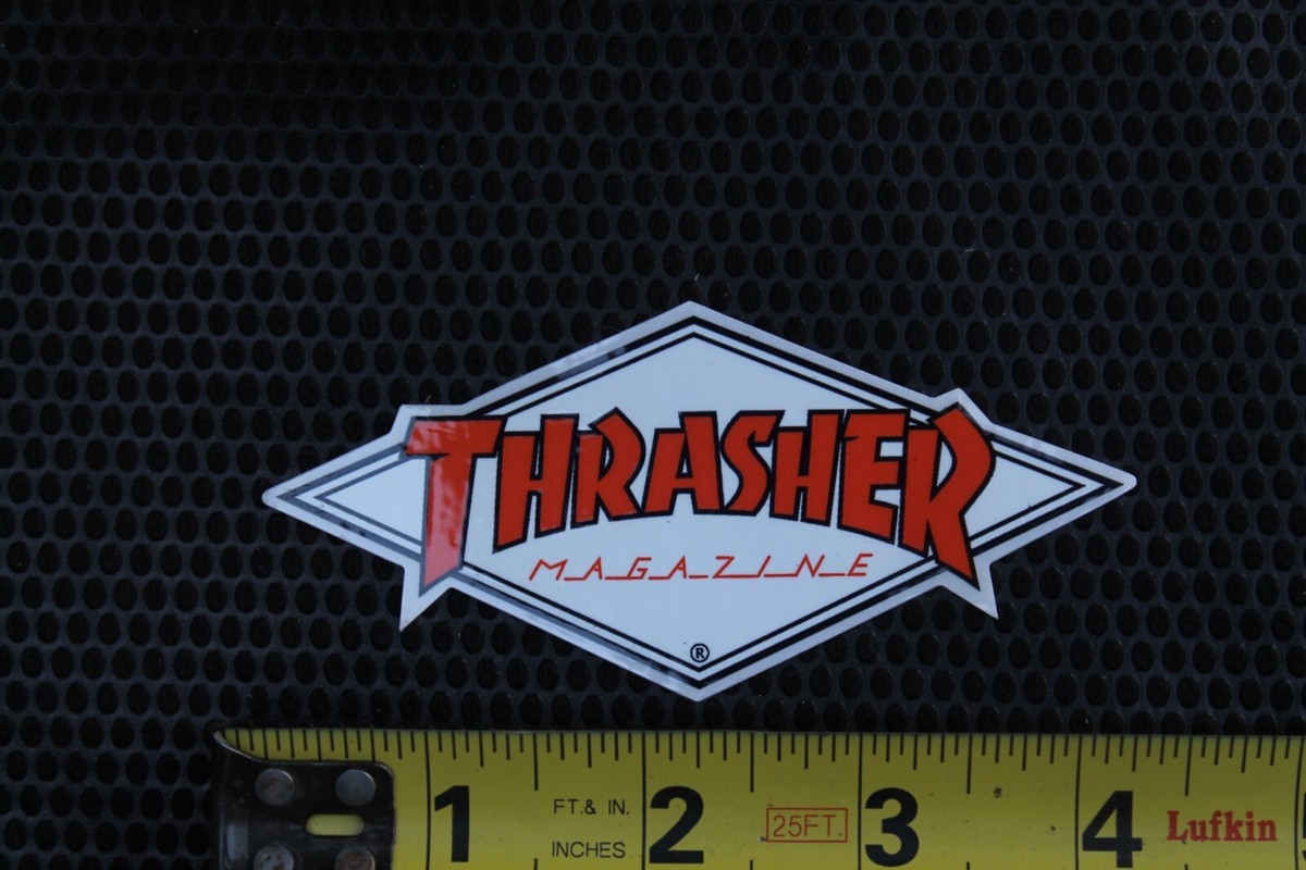 Thrasher Magazine Red White Diamond Original Z82A Vintage