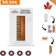 Gentle Wood Bristle Beard Brush for Grooming Styling - Perfect Gift for Men