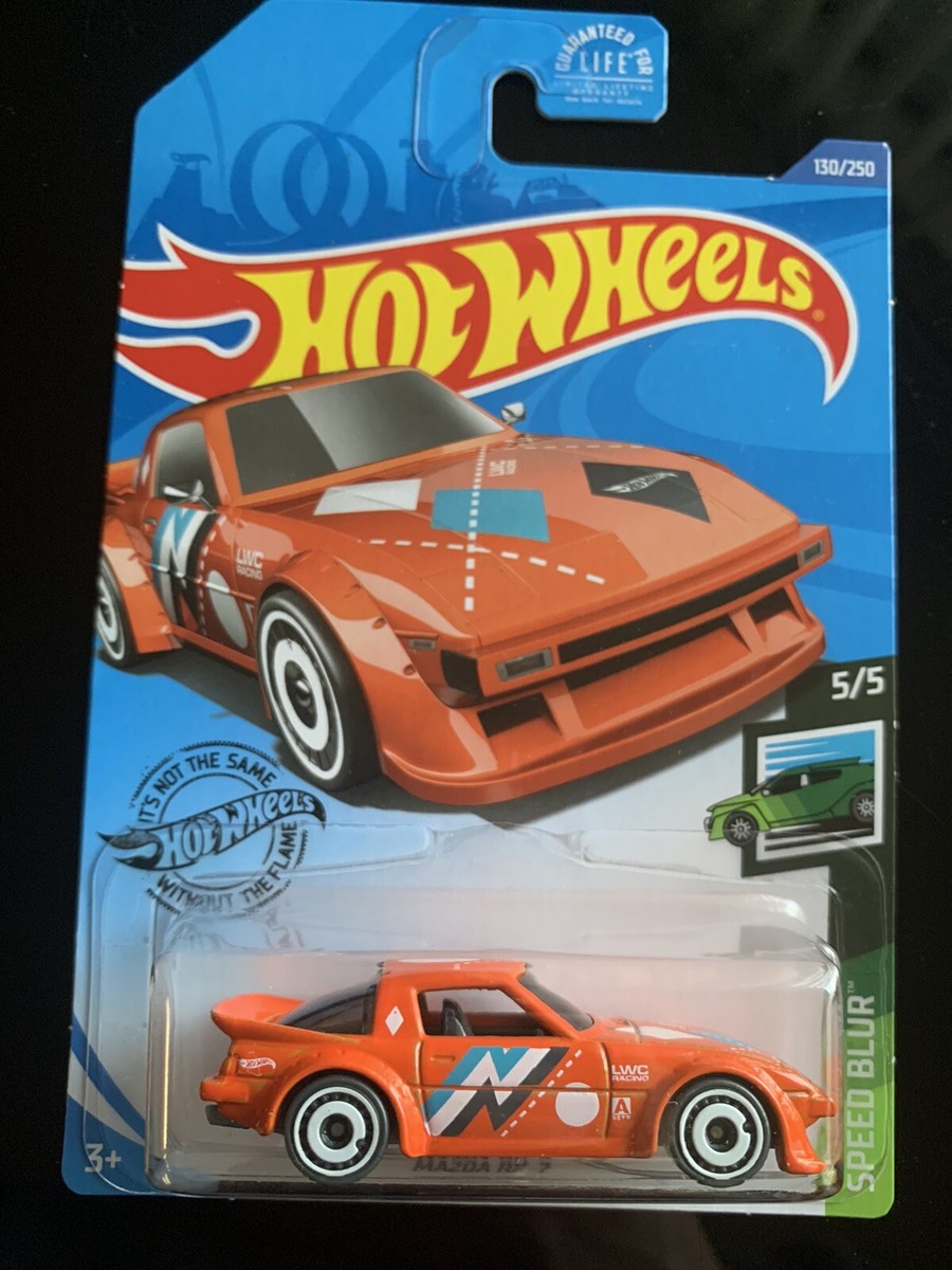 Hot Wheels Mazda RX7 Orange 130/250 1/64 Speed Blur 5/5 | eBay
