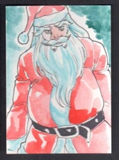 KRINGLE KARDS by BREYGENT 2014 (Santa Claus) SKETCH ART CARD by MEL JOY SAN JUAN
