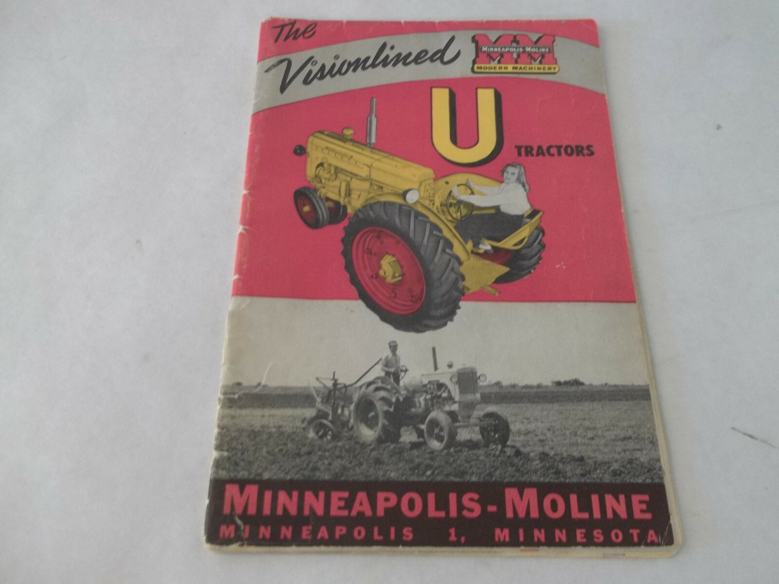 Minneapolis Moline The Vision Lined U Tractor Sales Brochure EBay