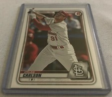 2020 Bowman Baseball Prospects Dylan Carlson St. Louis Cardinals base card #106