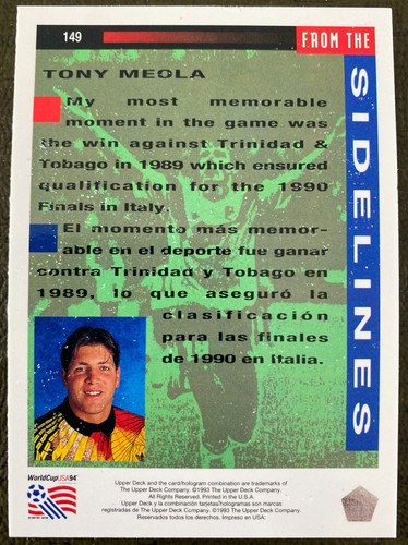 ( U SELECT CARDS ) 1993 Upper Deck WORLD CUP USA SINGLES 🔽PHOTOS ON - Picture 251 of 283