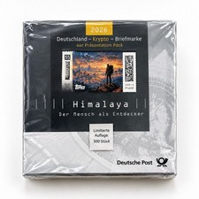 Himalaya Briefmarke 4er Presentation Pack | Limit. auf 500 | OVP NEU