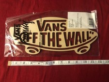 Vans Family Exclusive Wooden Sign Off The Wall Skateboard Sign New In Package