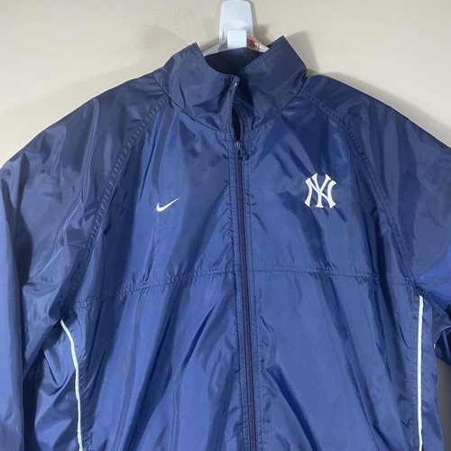 New York Yankees Nike Dri-Fit Full Zip Jacket Mens XL Navy Blue MLB Embroidered - Picture 2 of 12